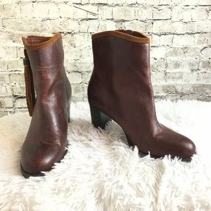Lauren Ralph Lauren leather ankle boots